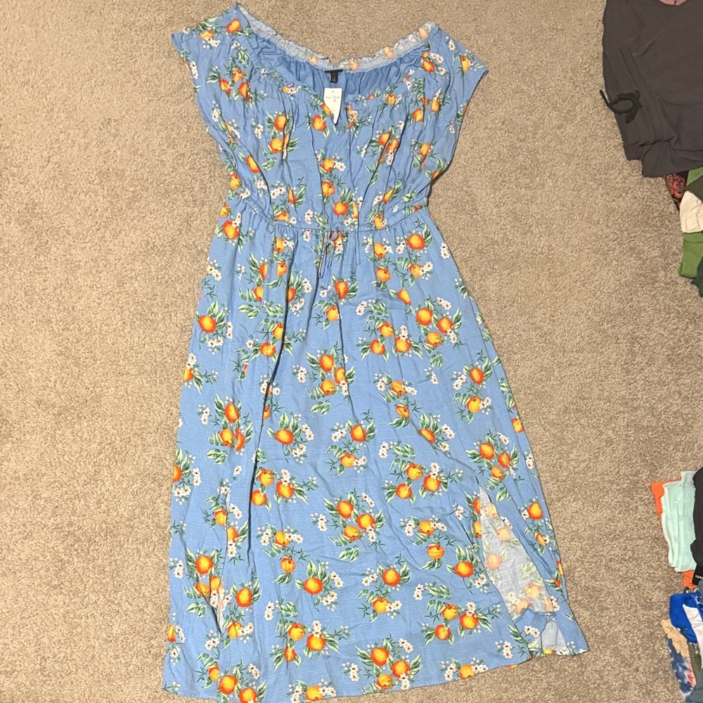 Torrid Blue Floral Dress
